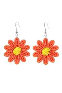 Handmade Luxury Custom Colors Beaded Embroidery Trendy New Drop <b>Earrings</b> Unisex for Parties From Hiba Enterprises - Product Image 2