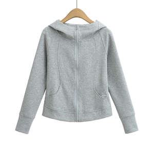 JAC22 J5656K <b>Women's</b> Slim Fit Windproof Thickened Polyester/Rayon/Spandex Front Stand Collar New Yoga <b>Tank</b> <b>Top</b> - Product Image 2