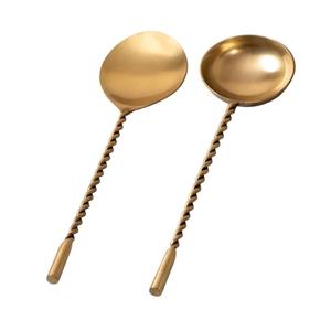 Ensemble de couverts en métal personnalisés de meilleure qualité pour la maison fournitures de restaurant vaisselle décoration restauration ensembles de couverts de service - Product Image 2