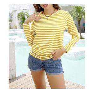 Bangladesh Fabricación Exportaciones Lujo Casual 100% Algodón Mujer Sudadera Raya Color Con Capucha Punto Mejor Venta Precio Fac - Product Image 3