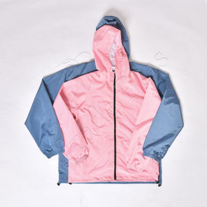 Nouvelle vente veste coupe-vent à manchette réglable avec conception à glissière haute qualité 100% polyester sec rapide veste coupe-vent - Product Image 4