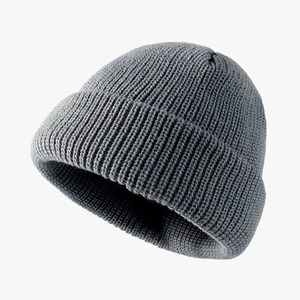 Cálido gorro holgado gorro camuflaje doble punto acrílico suave forro polar Unisex a prueba de viento ajuste elástico diseño personalizable - Product Image 3