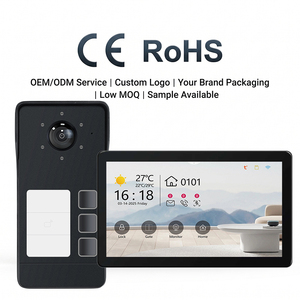 Kit <span class=keywords><strong>Interphone</strong></span> Vidéo Intelligent IP Hiwink 2K 2 Fils WiFi Tuya Alexa Face ID avec Station Extérieure en Aluminium et Cache Pluie Noir - Product Image 6
