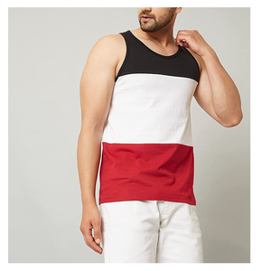 Camiseta sin Mangas Personalizada para Hombre, Precio Económico al por Mayor, 100% Algodón Transpirable, Logotipo y Color Personalizados - Product Image 4