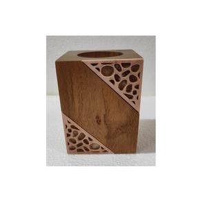 Bougeoir décoratif de qualité supérieure de bougeoir de conception attrayante pour la maison au meilleur prix par le monde indien de métal - Product Image 2