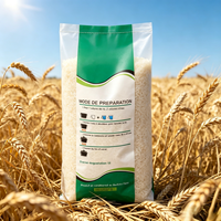 Sacs d'emballage personnalisés en BOPP tissé, imprimés en héliogravure, résistants à l'humidité, réutilisables, pour riz, engrais et aliments pour animaux, 25 kg et 50 kg