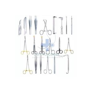Ensemble d'instruments de chirurgie plastique pour abdominoplastie en acier inoxydable à alimentation manuelle, certifié CE Classe II - Product Image 1