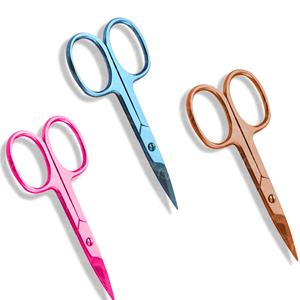 Ciseaux à ongles professionnels OEM pour salon de beauté, vente en gros, ciseaux à cuticules, outil de manucure professionnel, ciseaux à ongles courbés et affûtés - Product Image 3