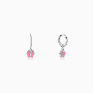 Pendientes de plata de mariposa mágica para niños, joyería bonita para niños - Product Image 4