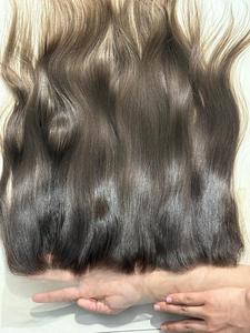 Extensiones de cabello humano crudo indio de alta calidad 13X6 Frontal de parte libre para peluca Frontal de encaje Natural suave y duradero - Product Image 3