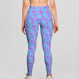 Custom Printed Spandex Leggings for <b>Women</b> Gym Yoga <b>Tights</b> - Product Image 5
