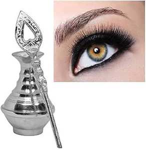 Porte-Kohl en Aluminium Surma Dani Cadeau Islamique Décoration d'Eyeliner Arabe Organisateur de Maquillage pour Poudre Cosmétique - Product Image 4