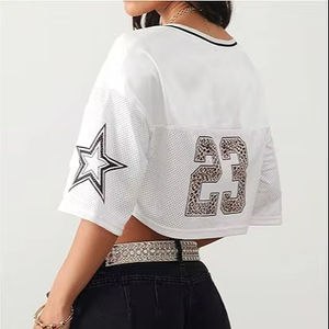 Chemise confortable pour femmes avec un design élégant Tissu en coton respirant Parfait pour tous les jours et Gym Streetwear - Product Image 5