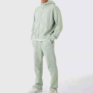 Venta caliente Hombres Acid Wash Sweatsuit Top trending última llegada de alta calidad de secado rápido mejor sostenible Acid Wash Sweatsuit - Product Image 4