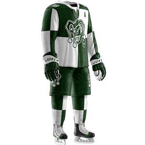 Uniforme de Hockey sobre Hielo Premium Unisex para Adultos, Logotipo Personalizado, Impresión Digital, 100% Poliéster, Kits, Tiempo de Entrega de Muestra de 7 Días, En Stock - Product Image 3