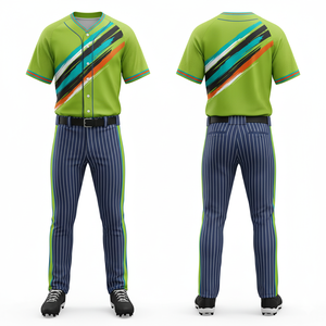 Tenue d'équipe de baseball 2026 en polyester sublimé à séchage rapide avec nom et numéro personnalisés – Grande Vente - Product Image 4