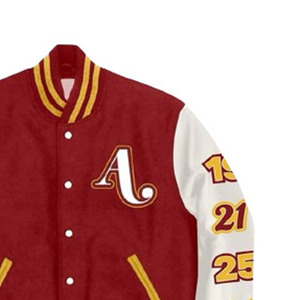 Venta caliente diseño de bordado personalizado Varsity chaquetas de hombre de moda Letterman hombre chaquetas casuales chaquetas de primavera para hombre transpirable - Product Image 6