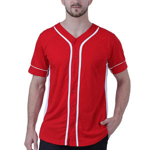 Concevez votre propre maillot de baseball et de softball personnalisé sublimé pour hommes - Product Image 1
