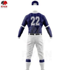Uniformes de baseball à sublimation pour hommes, uniformes de baseball de haute qualité sur mesure, fournisseur en gros d'usine, nouveauté - Product Image 4