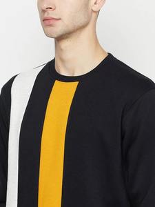 Sweat-shirt en molleton de coton et polyester de qualité décontracté pour homme, impression de logo personnalisée, col rond uni, imperméable, respirant, doublé, hiver - Product Image 3