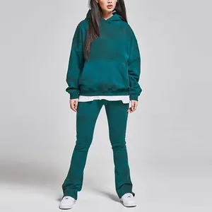 ชุดวอร์มวินเทจแบบปรับแต่งได้ชุดวอร์มแบบซ้อนกันสามารถซักเหงื่อและมีฮู้ดได้ - Product Image 4