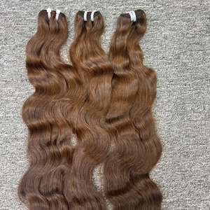 สีคลื่นธรรมชาติ4เส้นผมมนุษย์ผม100% ผมดิบจากเวียดนาม - Product Image 4
