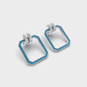 Top quality <b>Diamond</b> <b>Earrings</b> for Bridesmaids or Maid of Honor Coordinated Jewelry for Wedding Party from India - Product Image 2