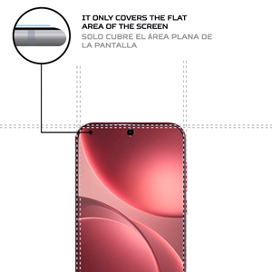 Protection d'écran antichoc pour téléphone portable Oppo Find X9 Pro, protection de qualité supérieure - Product Image 4