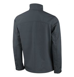 Veste softshell pour hommes pour le printemps, respirante, imperméable, chaude, vêtements d'extérieur, fermeture à glissière, méthode de tissage non tissé à motif solide - Product Image 2