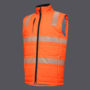 Veste haute visibilité réfléchissante avec doublure amovible coupe-vent coupe-vent pour homme - Product Image 5