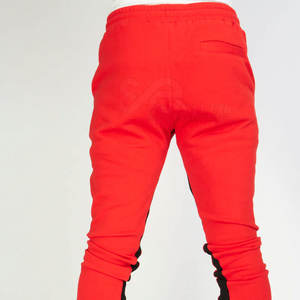 Pantalones de chándal apilados para hombre, pantalones de entrenamiento de cintura media ligeros y únicos para exteriores con logotipo personalizado, novedad - Product Image 5