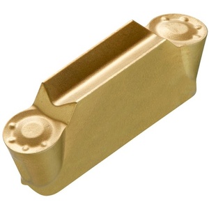 Inserto de Torneado de Alta Calidad ISO LCMF 0416MO-MPT8330, 2 mm de Profundidad, Recubrimiento PVD Dorado, Paquete de 10 - Product Image 1