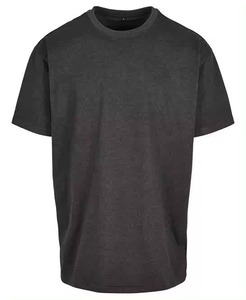 High Quality Custom Heavyweight Garment Dyed Jersey Mens Tee Sharts 100% Cotton Blank Plain O-Neck Oversized <b>Tshirt</b> for Men - Product Image 4