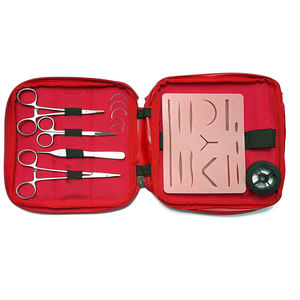 Kit d'instruments chirurgicaux de qualité chirurgicale en acier métallique avec étui 6 pièces Kit chirurgical de dissection outils de chirurgie Kit de pratique de suture - Product Image 4