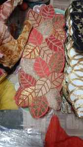 Modern Glass <b>Beaded</b> Runners <b>Placemats</b> Contemporary Design Round Shape Handmade Embroidery Superior Quality - Product Image 4