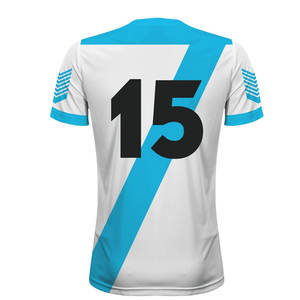 เสื้อฟุตบอล GAA เสื้อฟุตบอลผ้าลูกฟูกสำหรับผู้ชายพิมพ์ลายดิจิตอลบนผ้าฝ้าย/เส้นใยไม้ไผ่ - Product Image 2