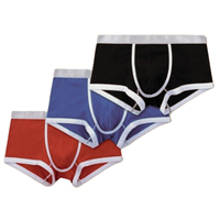Boxers pour hommes en coton et élasthanne de haute qualité, taille haute, respirants, écologiques, jetables, avec impression personnalisée sur la ceinture, tailles S-3XL