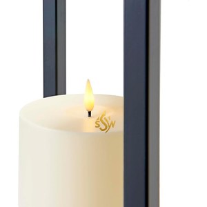 Lanternes de décoration de jardin de haute qualité Offre Spéciale avec pot de bougie unique de couleur noire Utilisation de restaurants et d'hôtels en métal de table à la main - Product Image 5