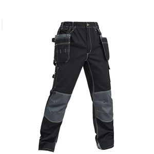 Pantalones de Trabajo para Hombre con Múltiples Bolsillos, Transpirables e Impermeables, Pantalones Cargo para Mecánicos, Uniforme - Product Image 4