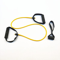 Bandas de resistencia de Yoga de 5 niveles con asas Entrenamientos en casa Entrenamiento de fuerza Pilates Moldeador de cuerpo Boxeo Fitness Cuerdas de estiramiento