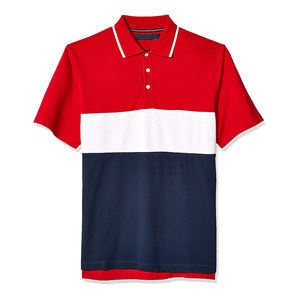 Pas cher Hommes Polos À Manches Courtes Coton Casual Classic Fit Doux Confortable Tops Mode Vente En Gros Vêtements À Vendre Maintenant - Product Image 1