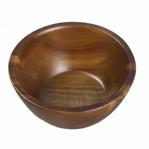 Bols en bois de manguier en bois naturel à forte demande Vaisselle en céramique Dessus de table Cadeaux d'affaires Quantité en vrac disponible - Product Image 1