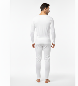 ColdArmor Warm White <b>Men</b> <b>Thermal</b> Suit Full <b>Sleeve</b> Soft Heat Retention Winter Base Layer Comfort Fit <b>thermal</b> suit - Product Image 5