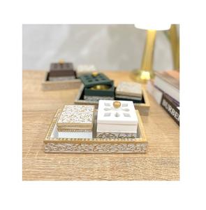 Conception avantageuse Brûleur à bois Mabkhar Qualité de luxe Brûleur Bakhoor couleur blanche pour l'utilisation de décor Ramadan - Product Image 1