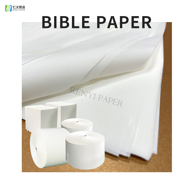Paper & Paperboards Wholesale Anti-Curl Virgin Wood Pulp Bible Printing Paperboard Offset Printing Custom Packaging Paper