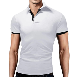 Chemise pour homme vintage à séchage rapide, de haute qualité, personnalisable, logo sur le devant, jersey en coton uni, imprimé, brodé, tissé, ODM - Product Image 2