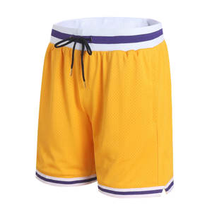 <b>Men's</b> Mesh Fabric <b>Shorts</b> with <b>Zip</b> <b>Pockets</b> for Workout Gym Sports Breathable Sweat Resistant Summer Basketball <b>Shorts</b> - Product Image 6