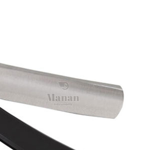 Professional MANAN INSTRUMENTS Stainless Steel Straight Razor Single Blade Wood Handle for <b>Men</b> Barber Shop Use - Product Image 5