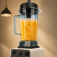 Mixeur Commercial 2200W pour Smoothies, Broyeur à Glace 2L, Machine à Milkshake, Extracteur de Jus pour Magasin de Thé au Lait et Café
