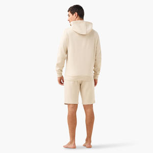 Custom <b>Mens</b> Hoodie And <b>Shorts</b> Set Fashionable Two Piece Outfit Personalized For Sports Training Gym Exercise And Casual Style - Product Image 2